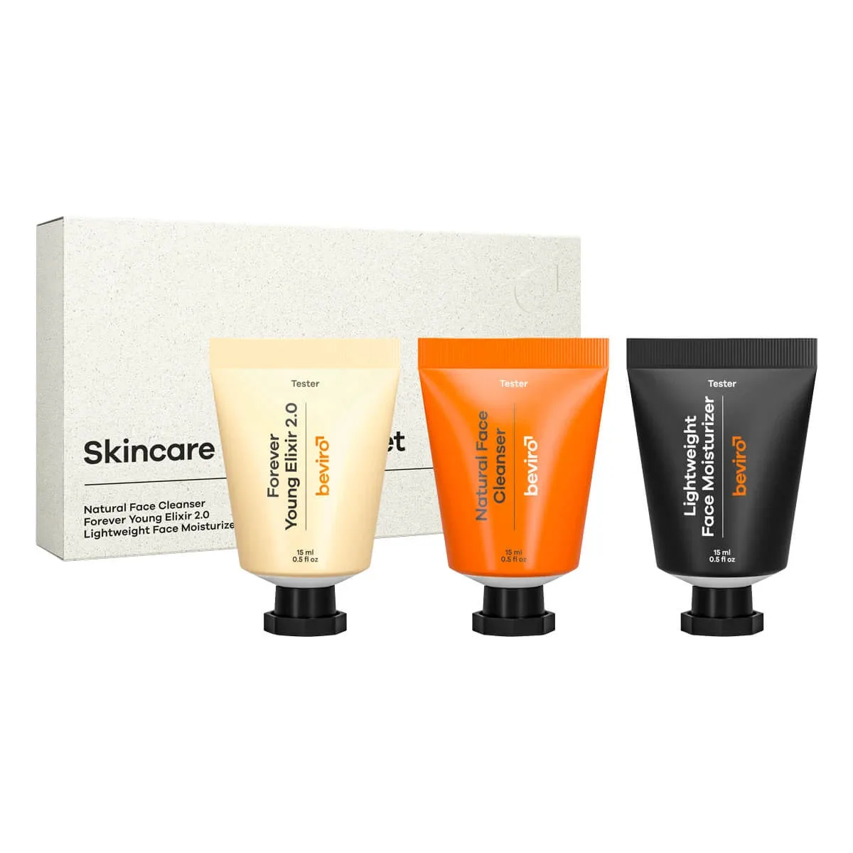 Beviro Skincare Discovery Set Sæt Til perfekt hud til mænd