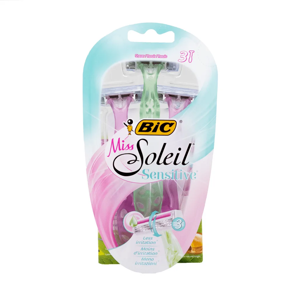 BIC Miss Soleil Sensitive Rakhyvlar för Kvinnor 3-pack