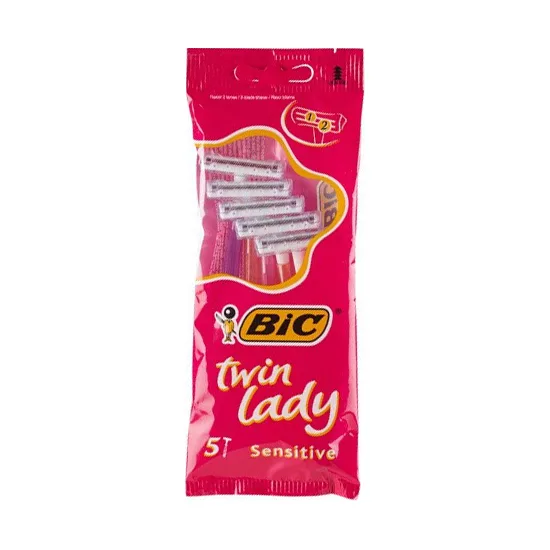 BIC Twin Lady Barberskraber 5 stk.