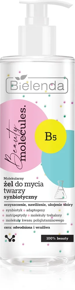 Bielenda Beauty Molecules Gel ansiktsrengörare för problematisk hud 195 g
