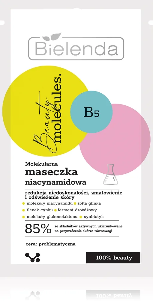 Bielenda Beauty Molecules Rengöringsansiktsmask 8 g
