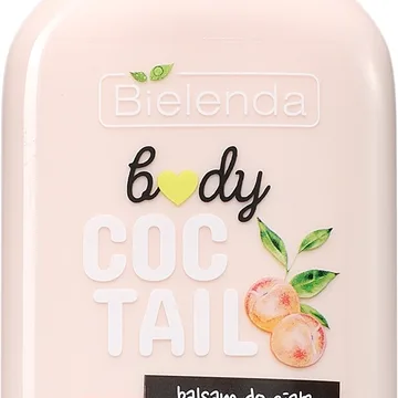 Bielenda Body Coctail Peach + Kombucha Återfuktande kroppslotion med revitaliserande verkan 400 ml