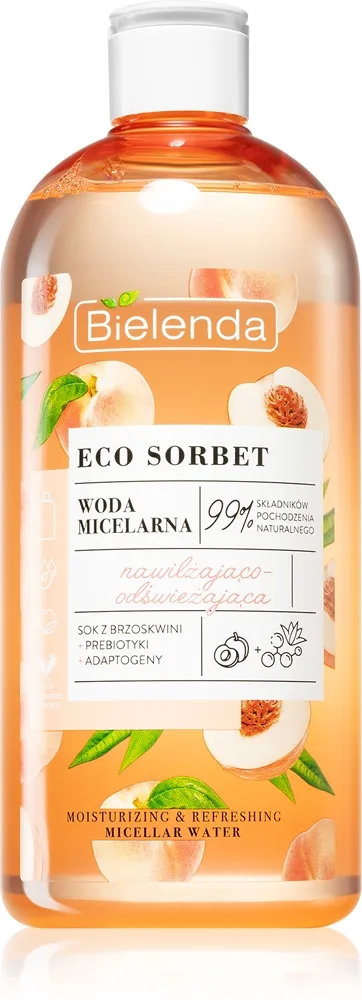 Bielenda Eco Sorbet Peach Fuktgivande micellärt vatten 500 ml