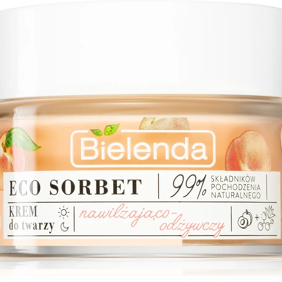 Bielenda Eco Sorbet Peach Fuktgivande och närande kräm 50 ml