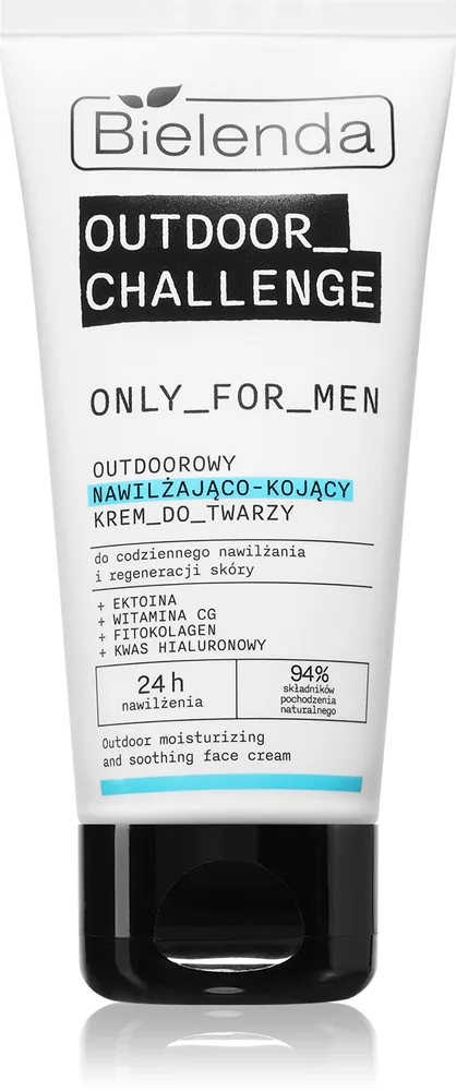 Bielenda Only For Men Outdoor Challenge Lindrande och fuktgivande kräm för män 50 ml