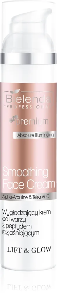 Bielenda Professional Lift & Glow Smoothing Face Cream Mjukgörande kräm med uppljusande effekt 100 ml