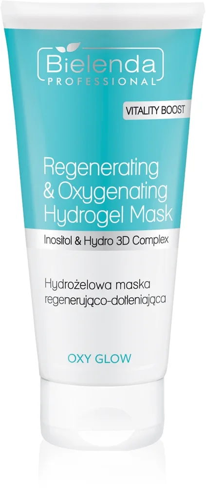 Bielenda Professional Oxy Glow intensiv hydrogelmask För hudförnyelse 150 ml
