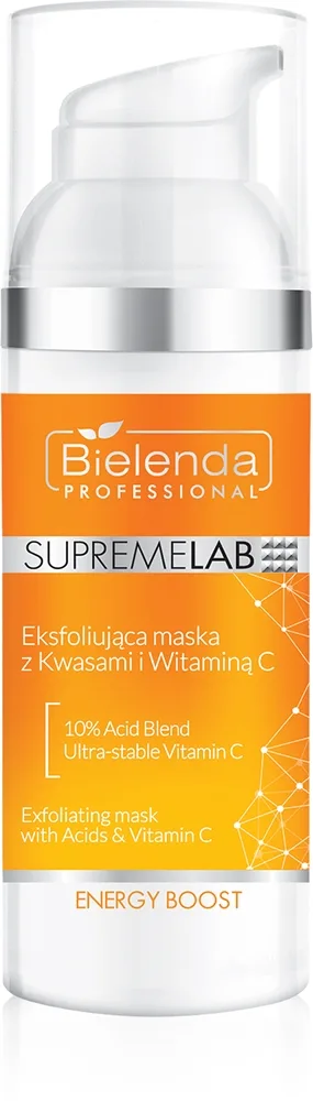 Bielenda Professional Supremelab Energy Boost Exfolierande mask med vitamin C 50 g