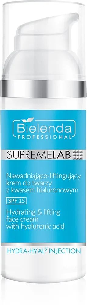 Bielenda Professional Supremelab Hydra-Hyal2 Injection 1,5% Lyftande kräm med hyaluronsyra SPF 15 50 ml