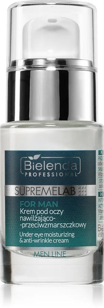 Bielenda Professional Supremelab Men Line Kräm för områdena kring ögonen mot rynkor 15 ml