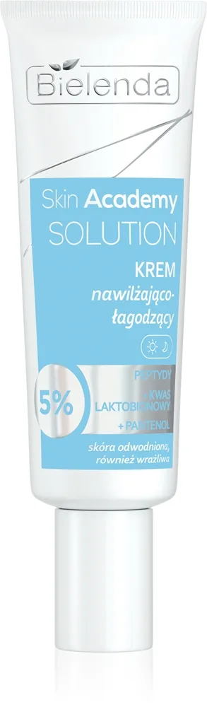 Bielenda Skin Academy Solution Fuktgivande och lindande kräm För uttorkad hud 50 ml
