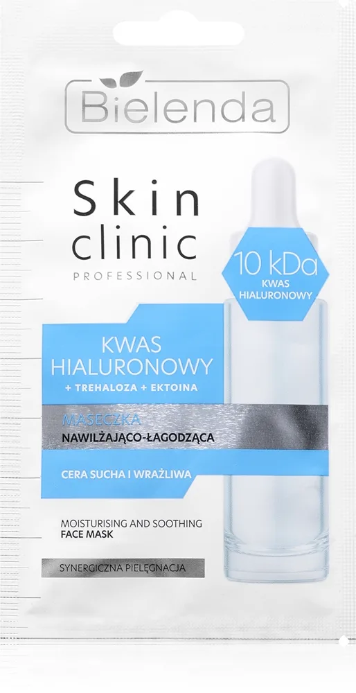 Bielenda Skin Clinic Professional Hyaluronic Acid Fuktgivande kräm för natten med lugnande egenskaper 8 g