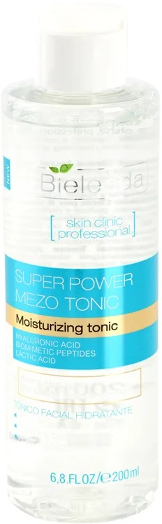 Bielenda Skin Clinic Professional Moisturizing Fuktgivande toner för torr hud 200 ml
