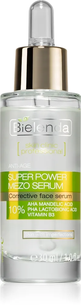Bielenda Skin Clinic Professional Super Power Mezo Serum Föryngrande serum För hud med bristningar 30 ml