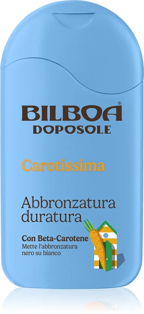 Bilboa Carotissima Doposole after sun -maito sisältää beetakaroteenia 200 ml