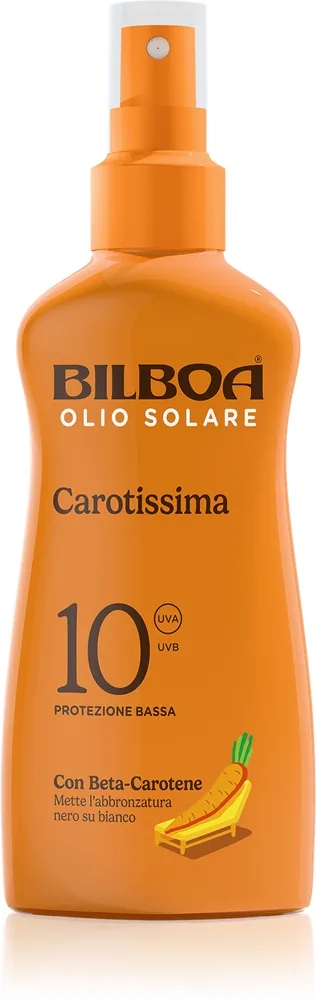 Bilboa Carotissima Olio Sololja i spray Med betakaroten SPF 10 200 ml