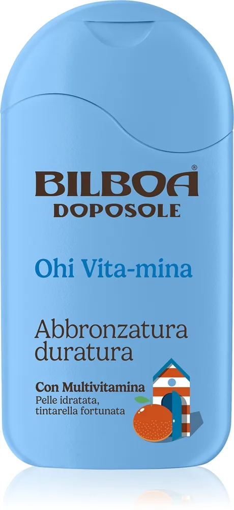 Bilboa Ohi Vitamina Doposole after sun -maito sisältää vitamiineja 200 ml