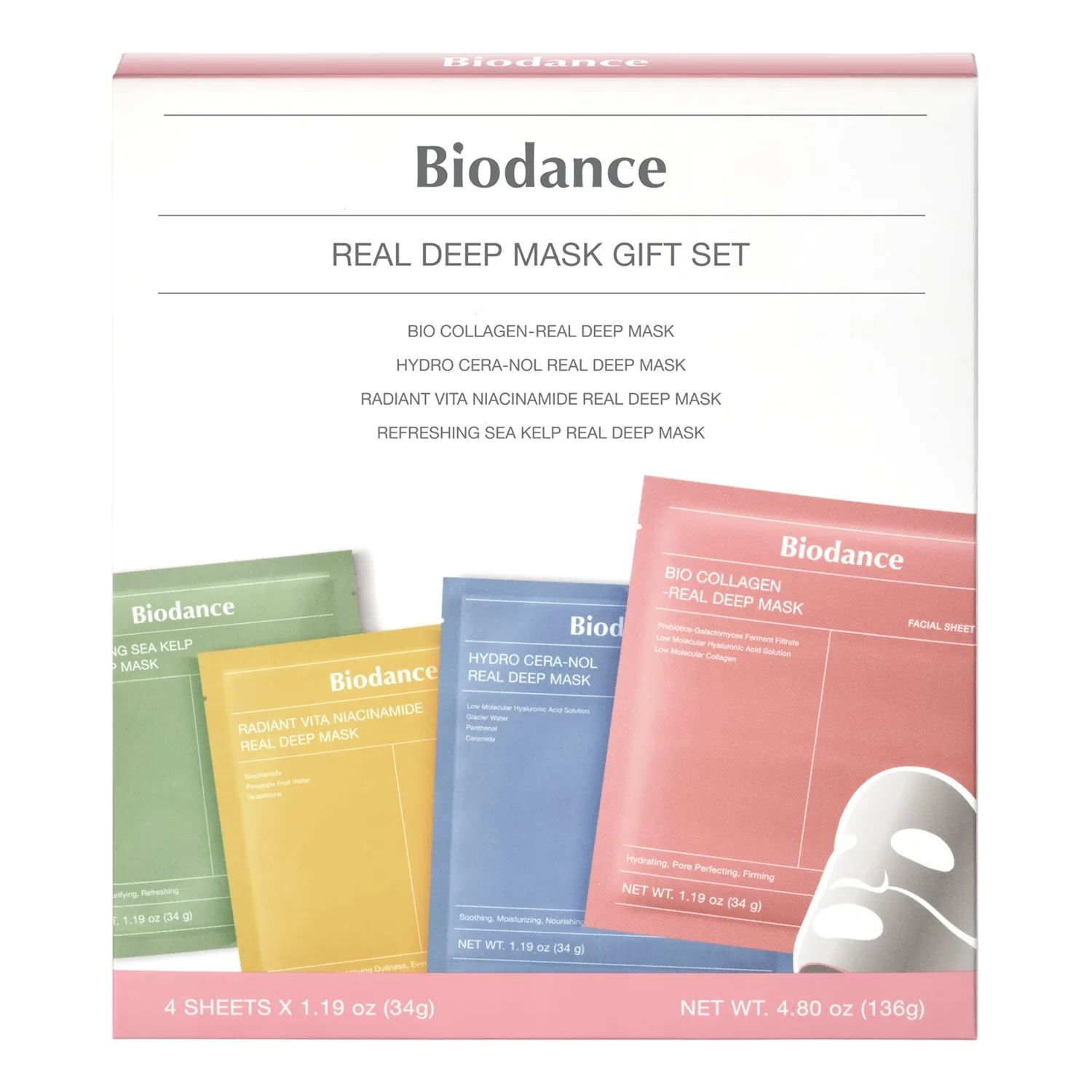 Real deep Mask - set med masker