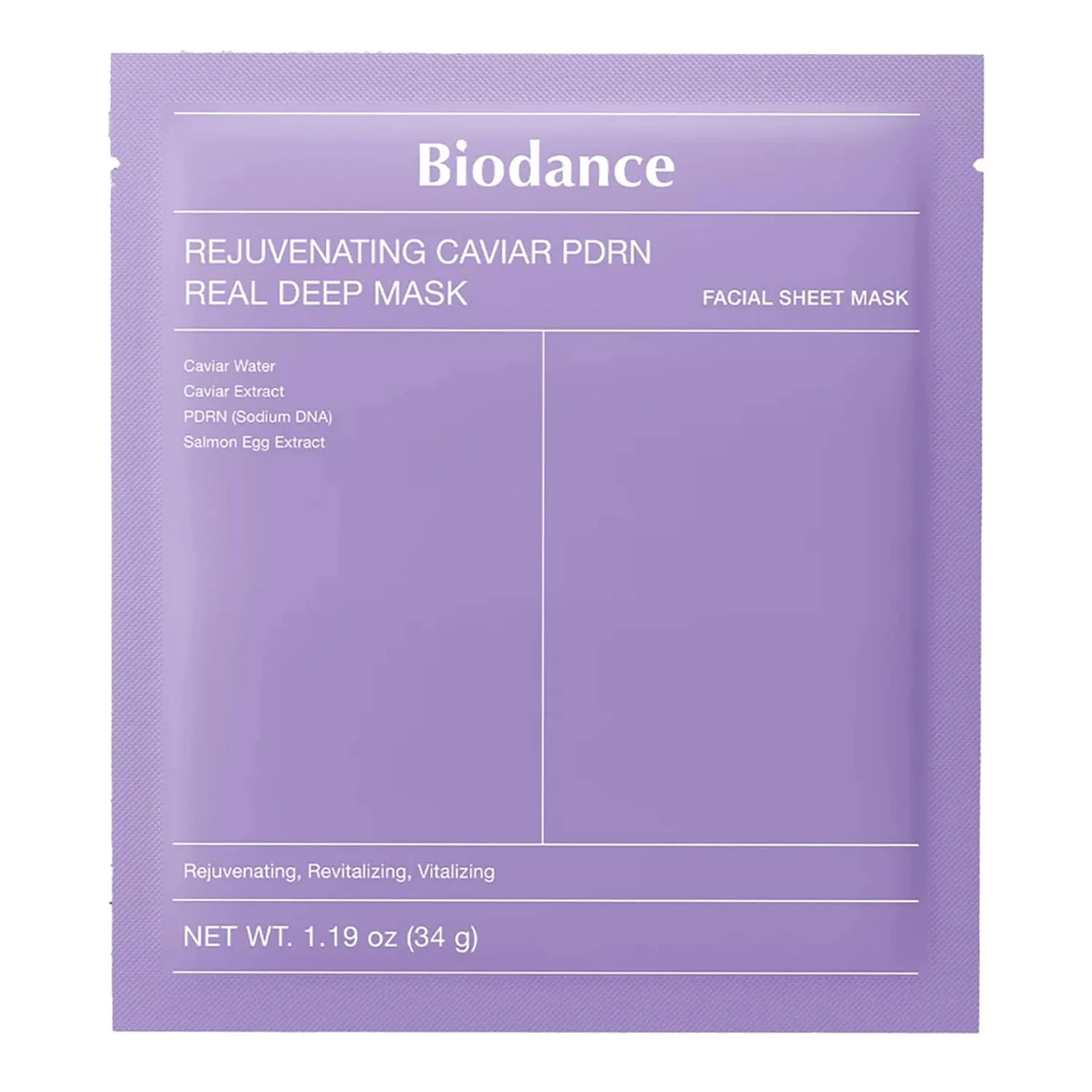 Biodance Rejuvenating Caviar PDRN Real Deep Mask 4 pcs