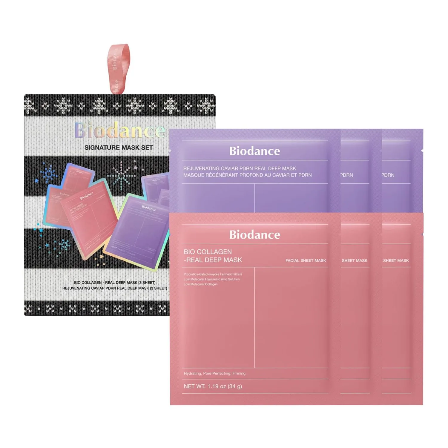 Biodance - Biodance Signature Mask Set - Maskesæt Til Fugt Og Glød - Set - Signature Masks - 204 G - For Women
