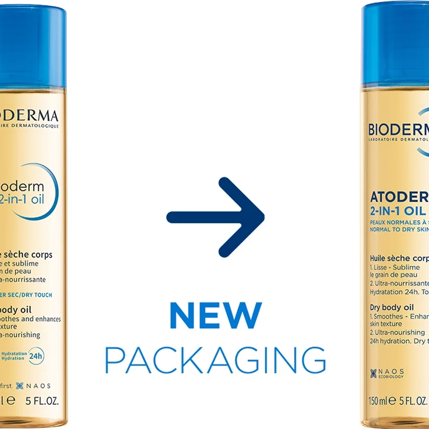 Bioderma Atoderm 2-in-1 Oil Intensivt närande olja För torr hud 150 ml