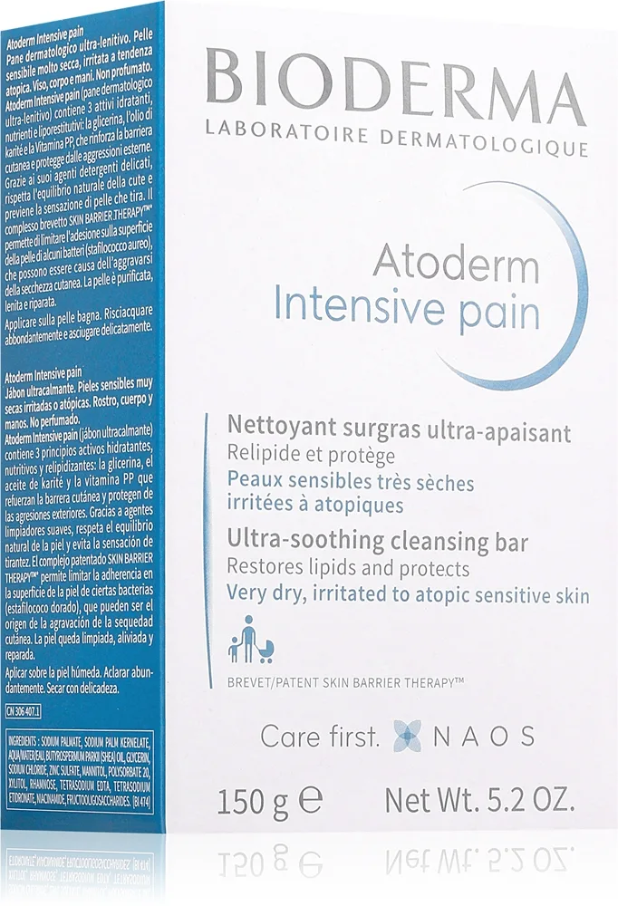 Bioderma Atoderm Intensive Rengöringstvål För torr till mycket torr hud 150 g