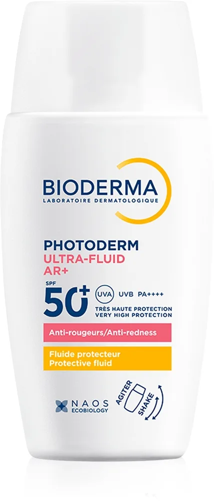 BIODERMA Photoderm Ultra-Fluid AR+ SPF 50+ - anti-rødme solbeskyttelse solcreme Solcreme
