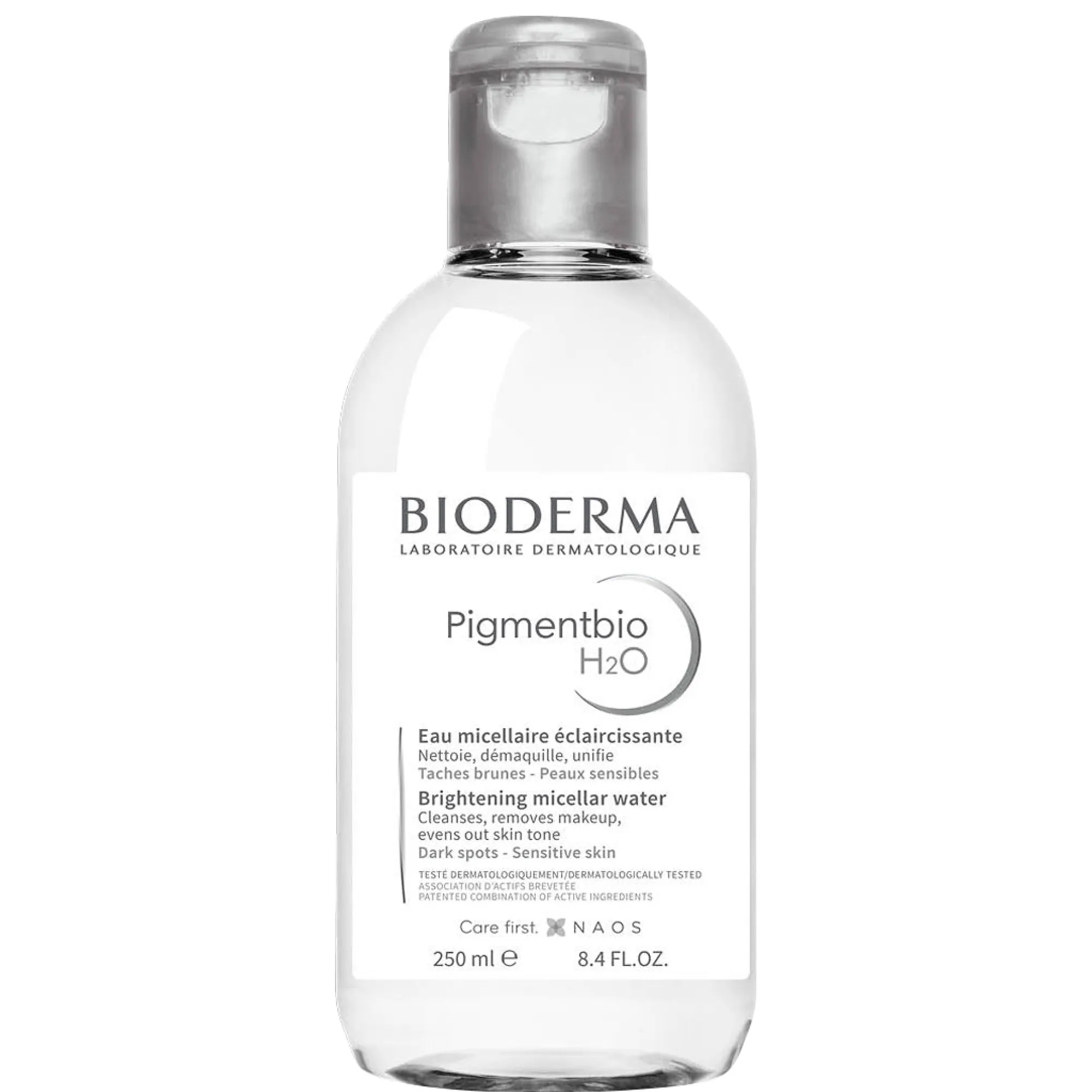Bioderma Pigmentbio H2O - uppljusande micellärt vatten för pigmentfläckar, skonsam rengöring Smink remover
