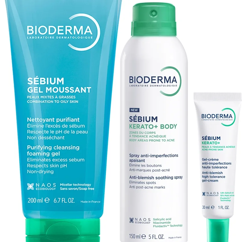 Bioderma Sébium Acne Care Set setti rasvoittuvalle, akneen taipuvaiselle iholle