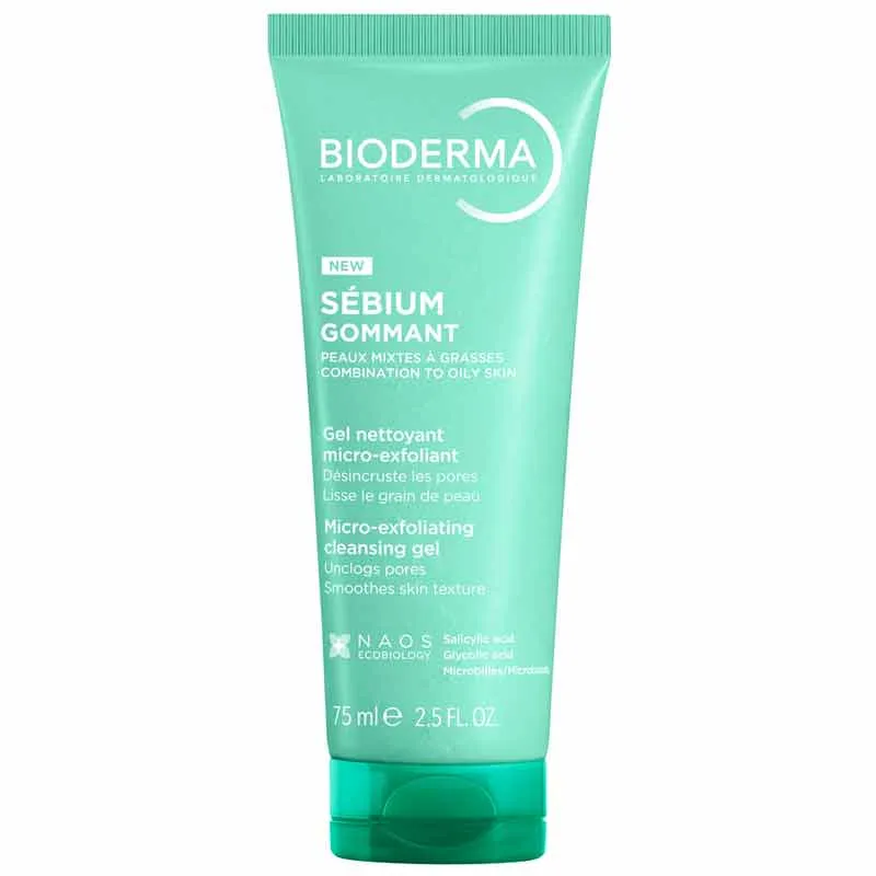 BIODERMA SÉBIUM GOMMANT porentief reinigendes Peeling-Gel 75 ml Gel