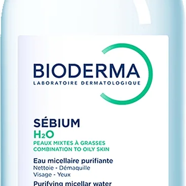 Bioderma Sébium H2O Micellärt vatten för fet och blandhud 250 ml