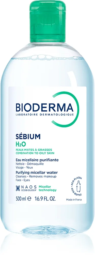 Bioderma Sébium H2O Miscellar vand til fedtet og kombineret hud 500 ml