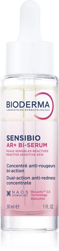 BIODERMA Sensibio AR+ Bi-Serum - antirødme og anti-aging serum med bakuchiol Serum