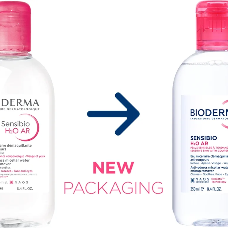 Bioderma Sensibio H2O AR - micellärt vatten mot rodnad, rengör skonsamt Smink remover