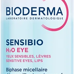 Bioderma Sensibio H2O Eye kaksivaiheinen misellivesi silmiin ja huuliin 125 ml