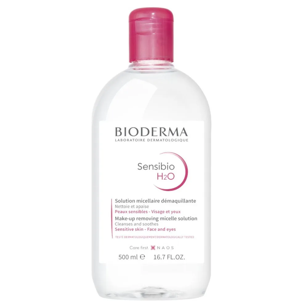 BIODERMA Sensibio H2O - Sanft reinigendes Mizellenwasser bei empfindlicher Haut 500 ml 500 ml Lösung