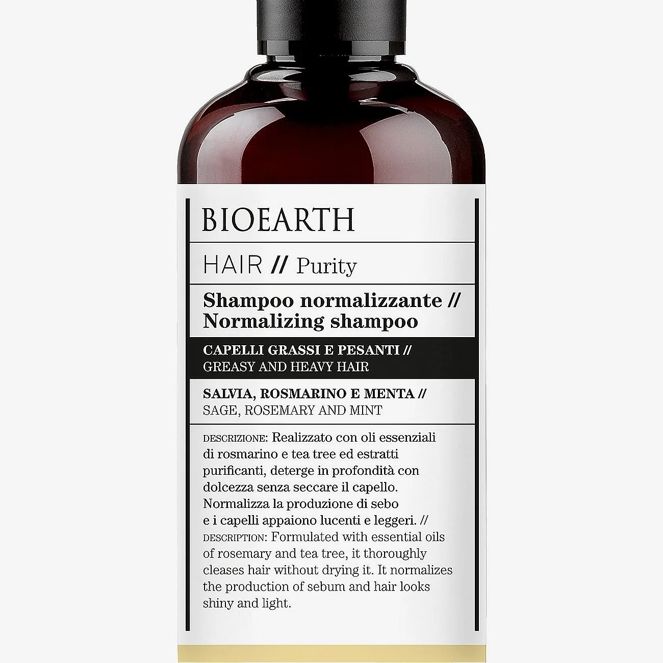 Bioearth Bioearth Hair 2.0. Normalizing Shampoo - Nude - 250 ml