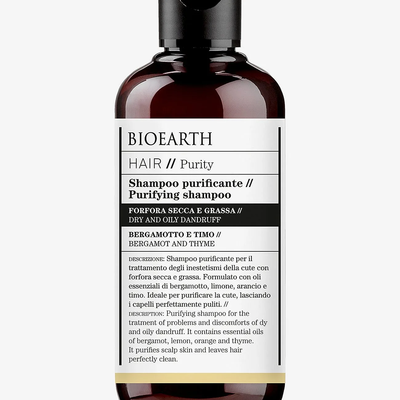 Bioearth Bioearth Hair 2.0 Purifying Shampoo - Nude - 250 ml