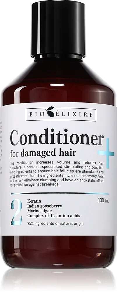 Bioélixire For Damaged Hair Fuktgivande och vårdande balsam För skadat hår 300 ml