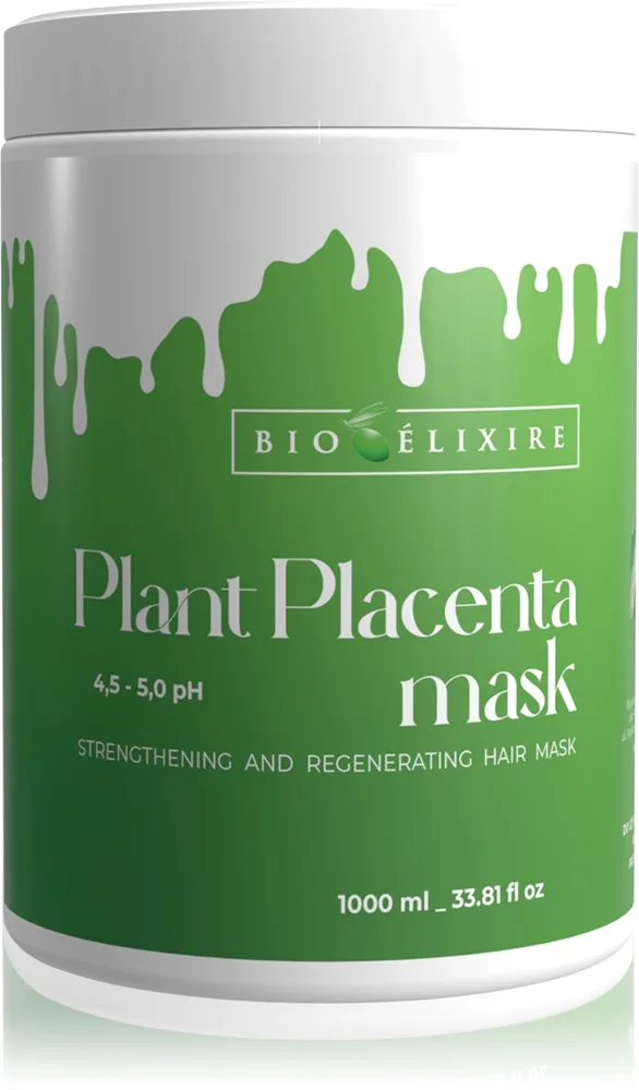 Bioélixire Plant Placenta Mask Regenererande mask För hårförstärkning 1000 ml