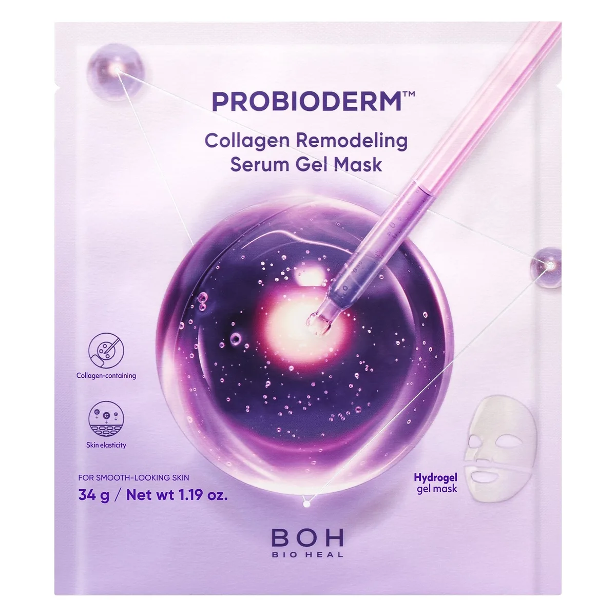 Probioderm collagen remodeling serum gel mask -kasvonaamio