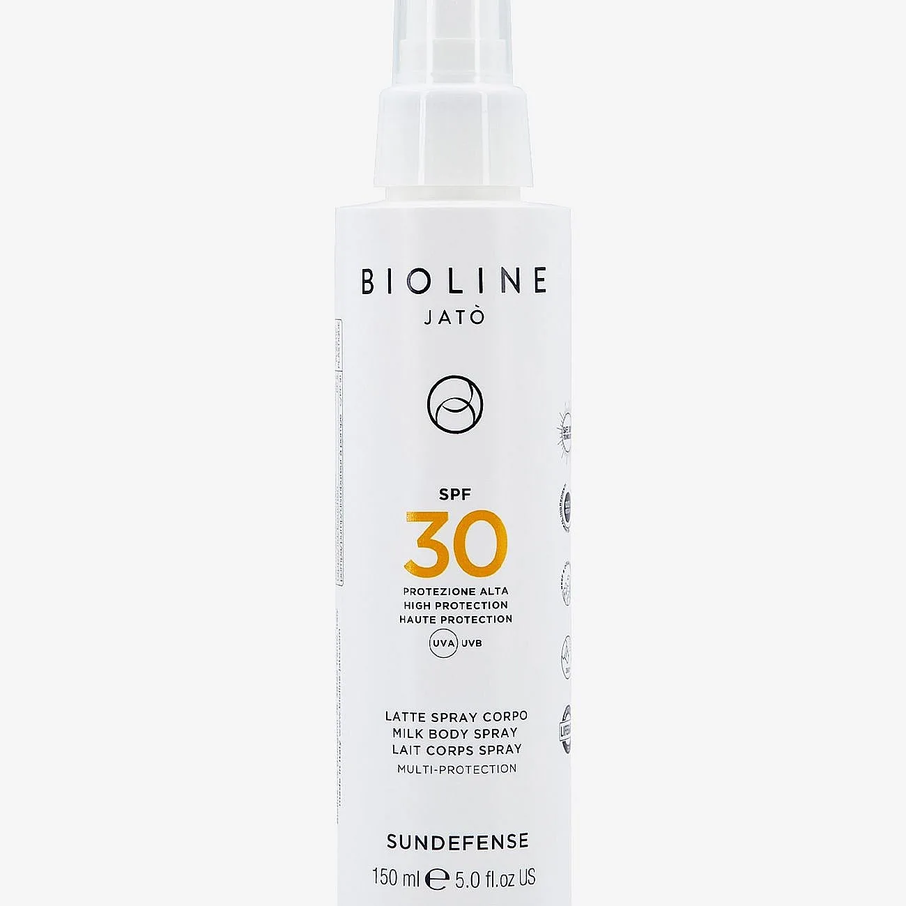 Bioline Jatò Spf 30 High Protection Milk Body Spray Multi-Protection - Nude - 150 ml