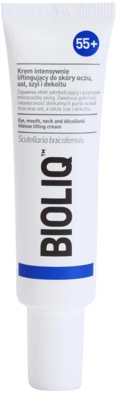 Bioliq 55+ Intensiv løftende creme til øje- og mundområdet, hals og bryst 30 ml
