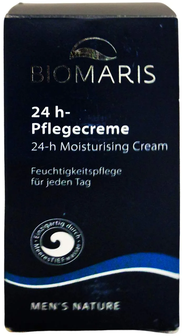 Biomaris 24h Pflegecreme 50 ml Spender - Feuchtigkeitspflege mit Anti-Müdigkeitseffekt