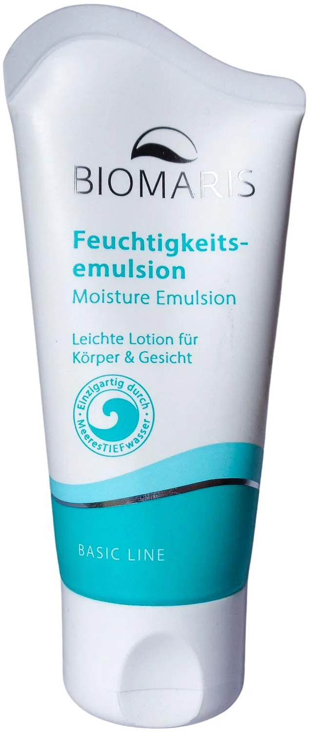 Biomaris Feuchtigkeitsemulsion Pocket 50 ml - Feuchtigkeitslotion für Gesicht und Körper