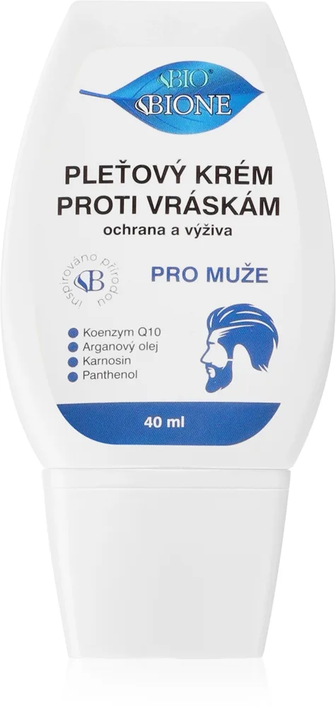 Bione Cosmetics Bio Pro Muže ryppyjä ehkäisevä kasvovoide miehille 40 ml