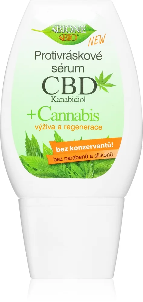 Bione Cosmetics Cannabis CBD Vårdande serum med effekt mot rynkor 40 ml