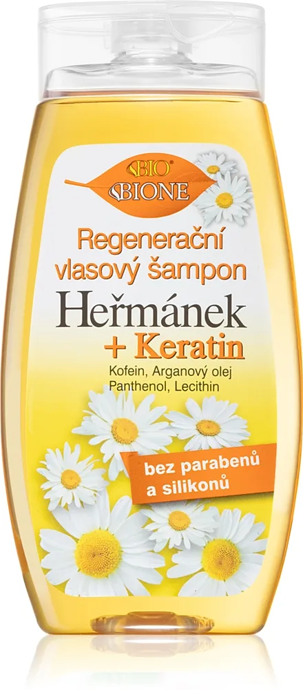 Bione Cosmetics Heřmánek Gendannende shampoo til Hår 260 ml