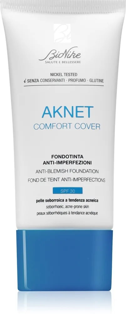 BioNike Aknet Comfort Cover peittävä meikkivoide ongelmaiholle sävy 101 Ivoire 30 ml