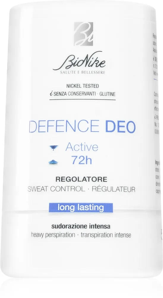 BioNike Defence Deo Roll-On Deodorant För att behandla överdriven svettning 72h 50 ml